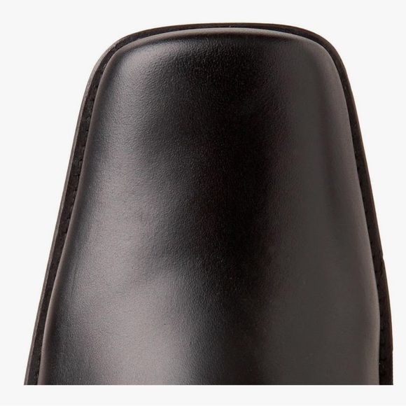 MARK NASON Coolest Black Leather Biker Moto Ankle Boots Cross Studded Skulls 8 - Picture 6 of 15